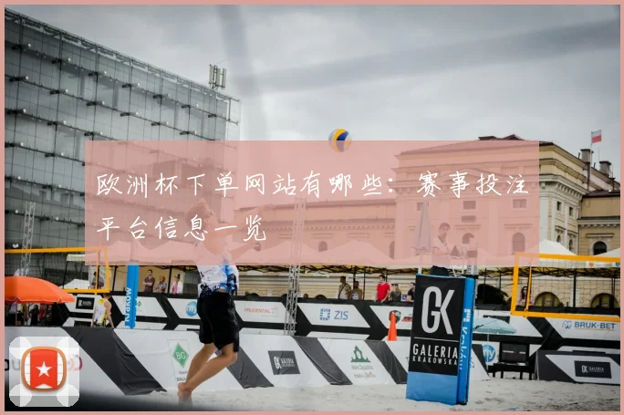 欧洲杯下单网站有哪些:赛事投注平台信息一览